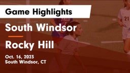 South Windsor  vs Rocky Hill  Game Highlights - Oct. 16, 2023