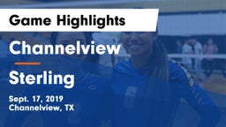 Channelview  vs Sterling  Game Highlights - Sept. 17, 2019