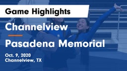 Channelview  vs Pasadena Memorial  Game Highlights - Oct. 9, 2020