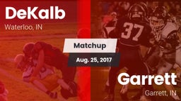 Matchup: DeKalb  vs. Garrett  2017