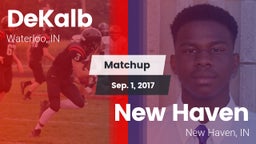 Matchup: DeKalb  vs. New Haven  2017