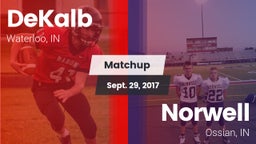 Matchup: DeKalb  vs. Norwell  2017