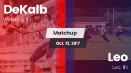 Matchup: DeKalb  vs. Leo  2017