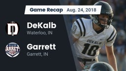Recap: DeKalb  vs. Garrett  2018