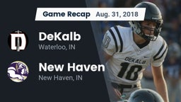 Recap: DeKalb  vs. New Haven  2018