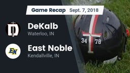 Recap: DeKalb  vs. East Noble  2018
