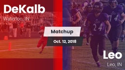 Matchup: DeKalb  vs. Leo  2018