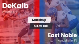 Matchup: DeKalb  vs. East Noble  2018