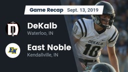 Recap: DeKalb  vs. East Noble  2019