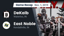 Recap: DeKalb  vs. East Noble  2019