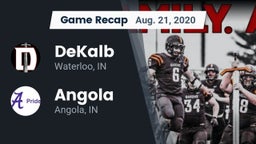 Recap: DeKalb  vs. Angola  2020