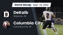 Recap: DeKalb  vs. Columbia City  2020