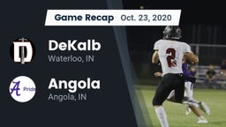 Recap: DeKalb  vs. Angola  2020