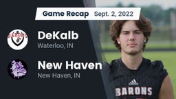 Recap: DeKalb  vs. New Haven  2022