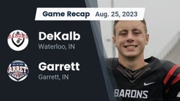 Recap: DeKalb  vs. Garrett  2023