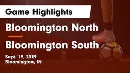 Bloomington North  vs Bloomington South  Game Highlights - Sept. 19, 2019