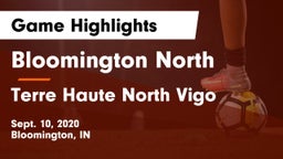 Bloomington North  vs Terre Haute North Vigo  Game Highlights - Sept. 10, 2020