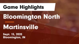 Bloomington North  vs Martinsville  Game Highlights - Sept. 15, 2020