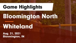 Bloomington North  vs Whiteland  Game Highlights - Aug. 21, 2021