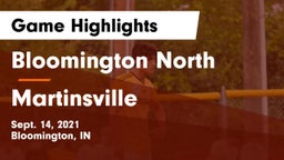 Bloomington North  vs Martinsville  Game Highlights - Sept. 14, 2021