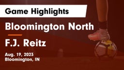 Bloomington North  vs F.J. Reitz  Game Highlights - Aug. 19, 2023