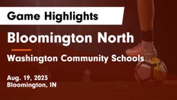 Bloomington North  vs Washington Community Schools Game Highlights - Aug. 19, 2023