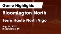 Bloomington North  vs Terre Haute North Vigo  Game Highlights - Aug. 29, 2023