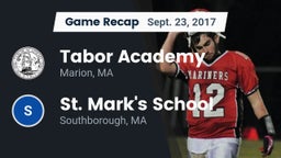 Recap: Tabor Academy  vs. St. Mark's School 2017