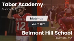 Matchup: Tabor Academy High vs. Belmont Hill School 2017