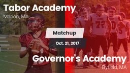 Matchup: Tabor Academy High vs. Governor's Academy  2017