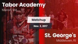 Matchup: Tabor Academy High vs. St. George's  2017