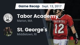 Recap: Tabor Academy  vs. St. George's  2017