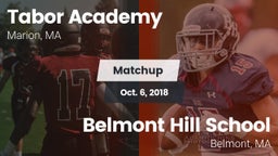 Matchup: Tabor Academy High vs. Belmont Hill School 2018