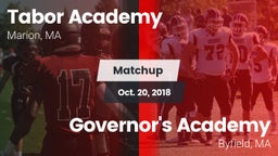 Matchup: Tabor Academy High vs. Governor's Academy  2018