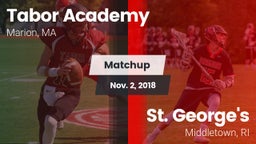 Matchup: Tabor Academy High vs. St. George's  2018