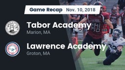 Recap: Tabor Academy  vs. Lawrence Academy  2018