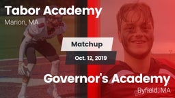 Matchup: Tabor Academy High vs. Governor's Academy  2019
