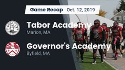 Recap: Tabor Academy  vs. Governor's Academy  2019