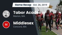 Recap: Tabor Academy  vs. Middlesex  2019