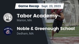 Recap: Tabor Academy vs. Noble & Greenough School 2023