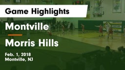 Montville  vs Morris Hills  Game Highlights - Feb. 1, 2018
