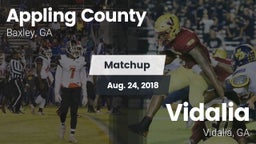 Matchup: Appling County High vs. Vidalia  2018