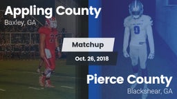 Matchup: Appling County High vs. Pierce County  2018