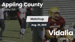 Matchup: Appling County High vs. Vidalia  2019