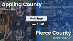 Matchup: Appling County High vs. Pierce County  2019