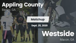 Matchup: Appling County High vs. Westside  2020