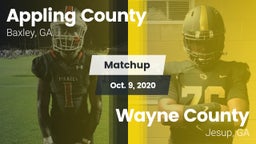 Matchup: Appling County High vs. Wayne County  2020