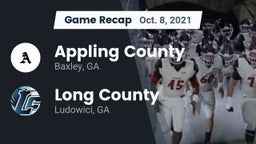 Recap: Appling County  vs. Long County  2021