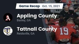 Recap: Appling County  vs. Tattnall County  2021
