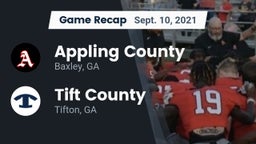 Recap: Appling County  vs. Tift County  2021